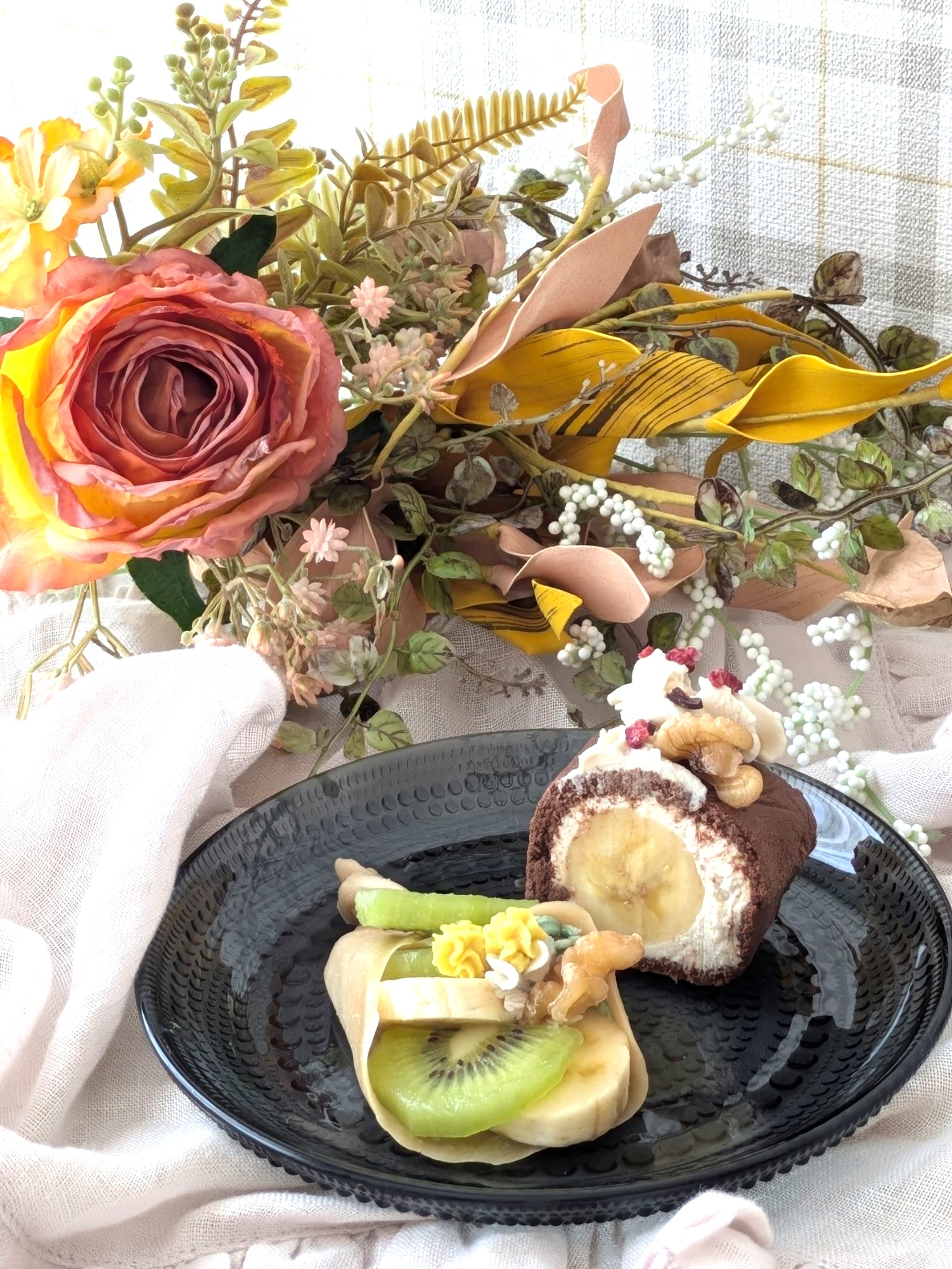 ふんわりRawロールケーキ・Rawクレープ