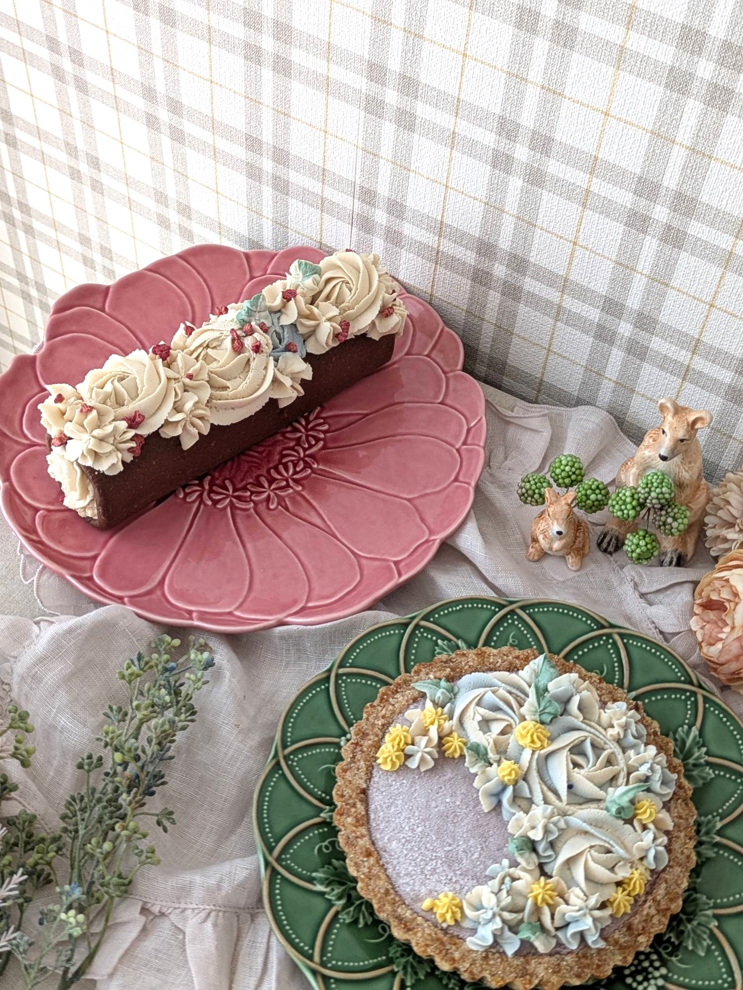 ロールケーキと卒業制作